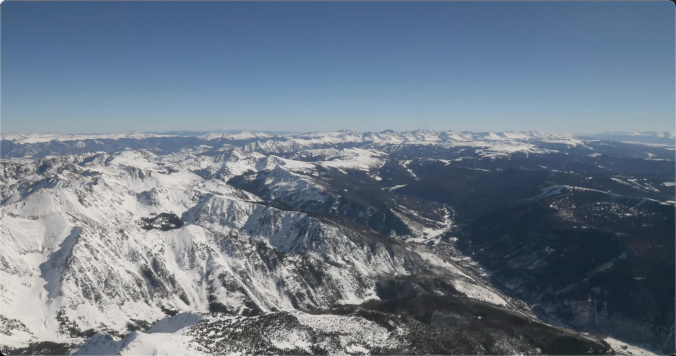 冰天雪地 大山 4K视频 第1张