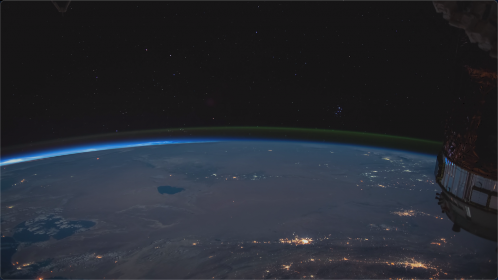 国际空间站 拍摄  4k NEOWISE彗星 观察 第1张