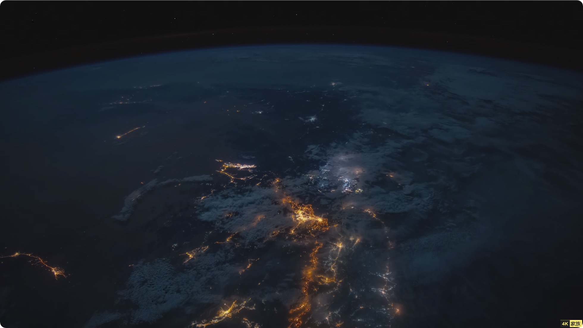 地球夜景转动 4K60FPS帧视频 第3张