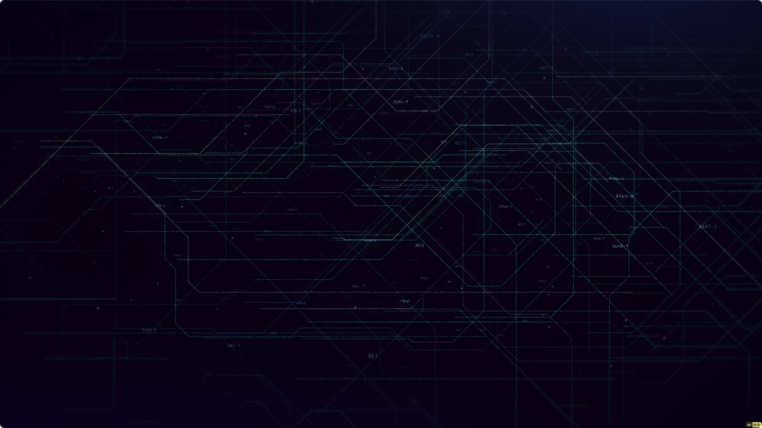 抽象技术高科技曲线4K背景 可以做屏保壁纸的视频 第3张