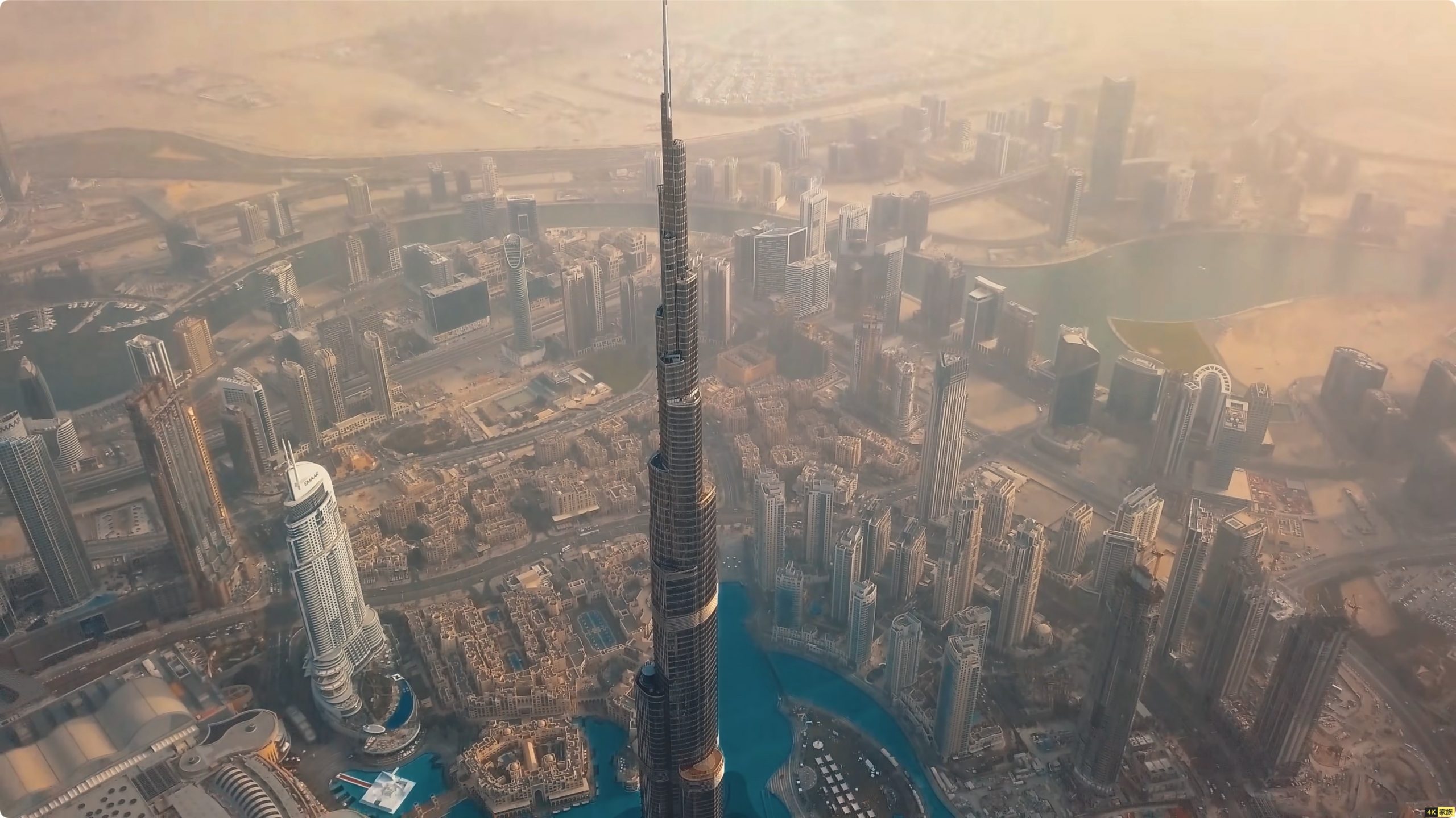 迪拜 哈利法塔  Burj Khalifa Tower 无人机拍摄4K视频 第2张
