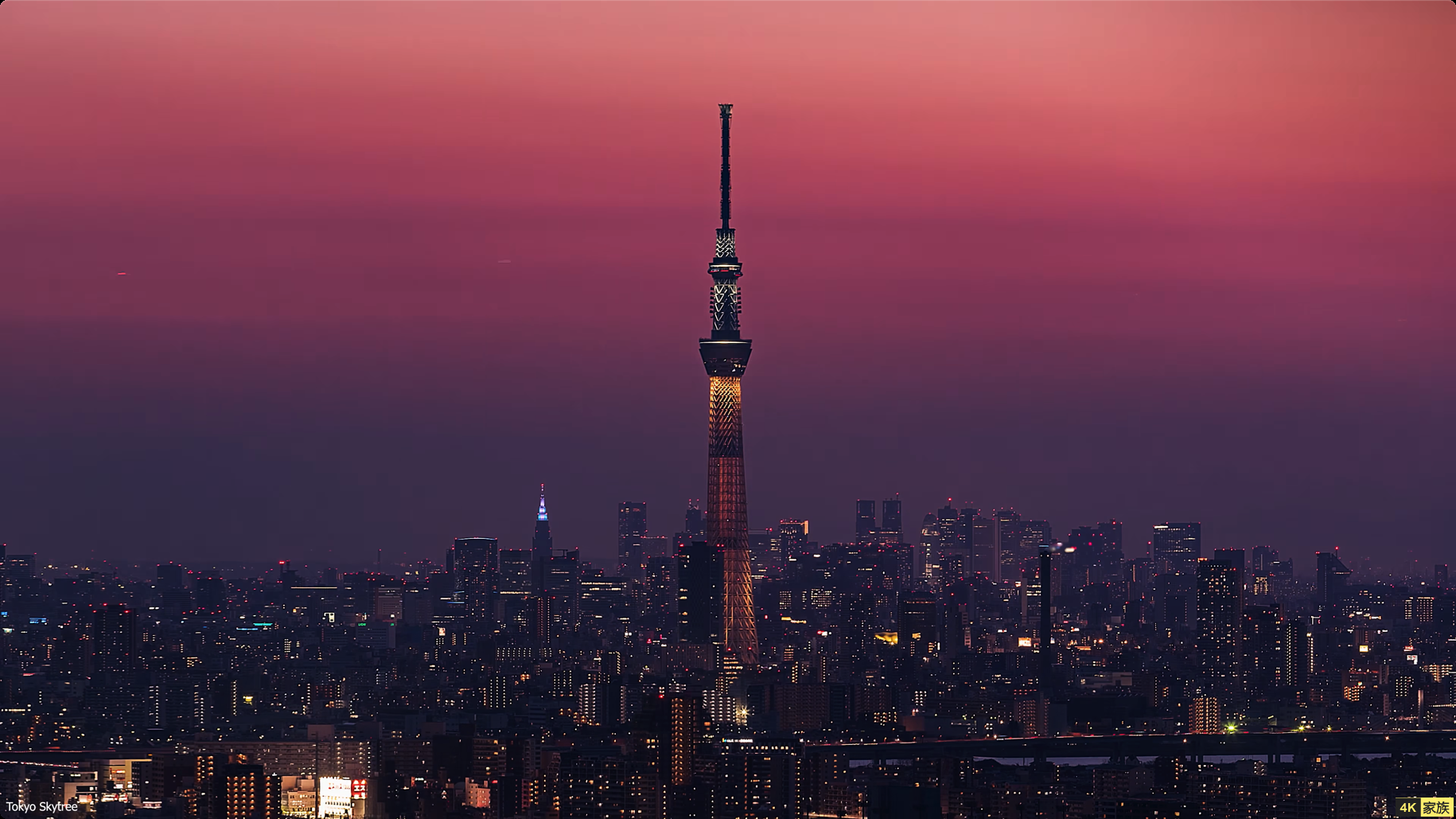 8K ULTRA 60fps HD 中的东京 世界第一大城市 第1张