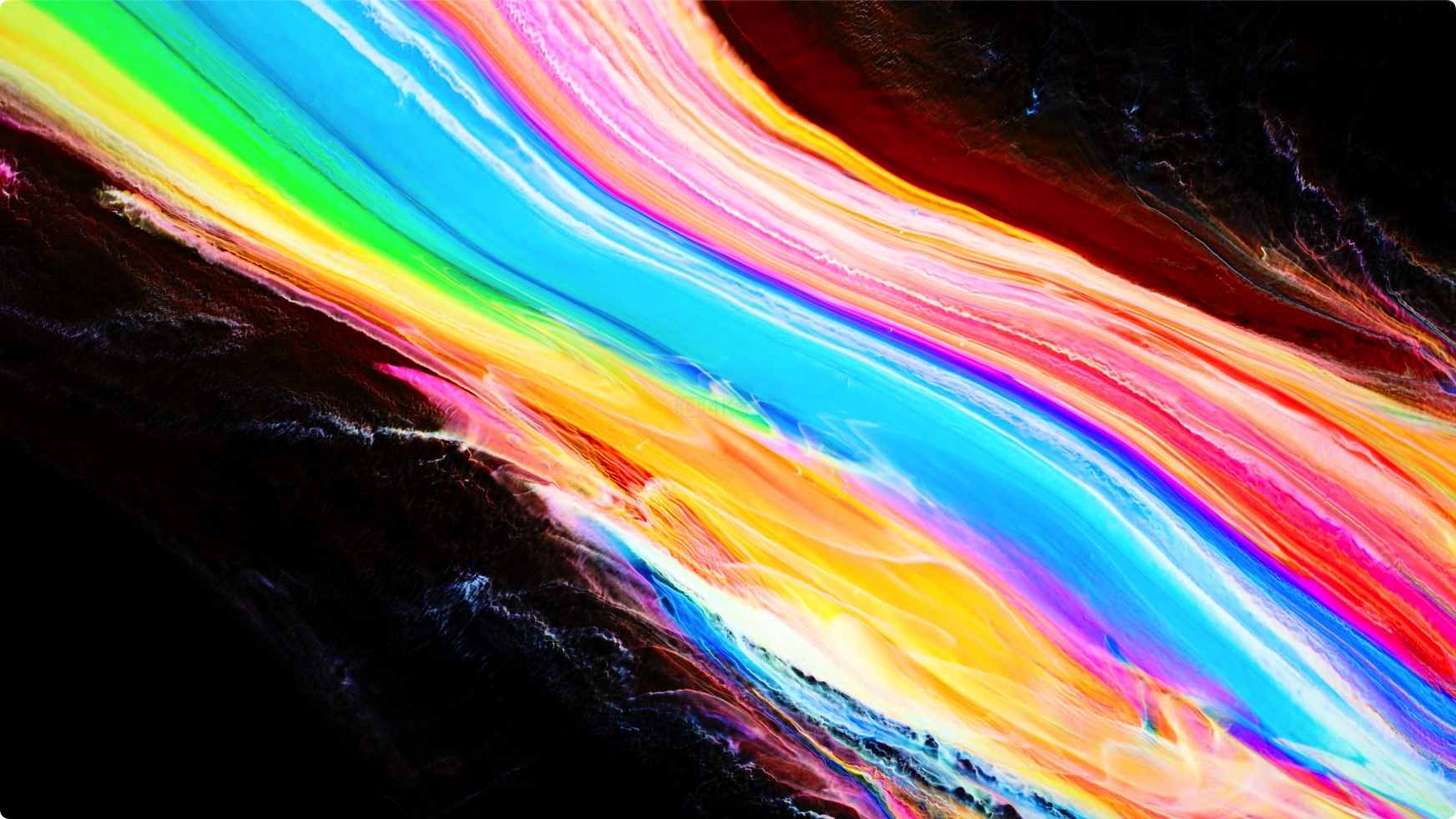魔术流体HDR 4K宏颜色HDR视觉流体艺术 第3张