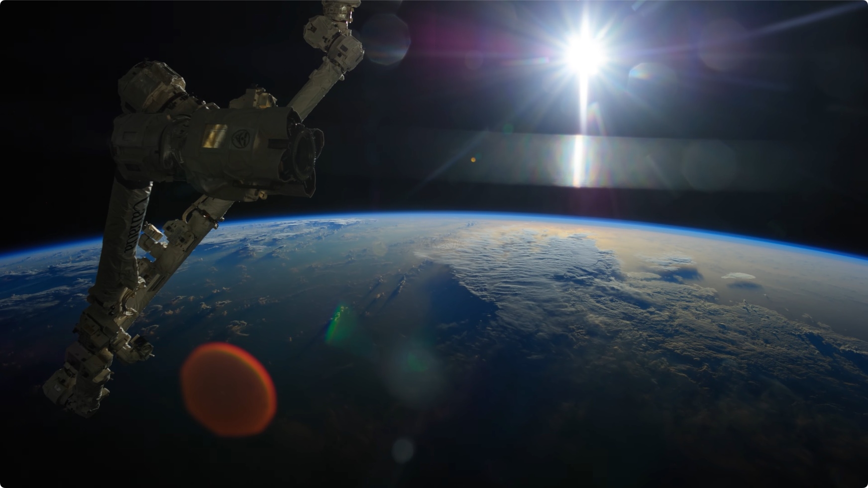 NASA国际空间站的实时 4K 地球日出素材 第2张