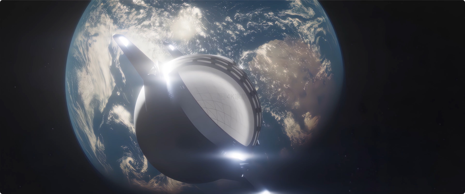 马斯克 SpaceX 星际飞船 火星殖民动画 8k视频素材 第4张